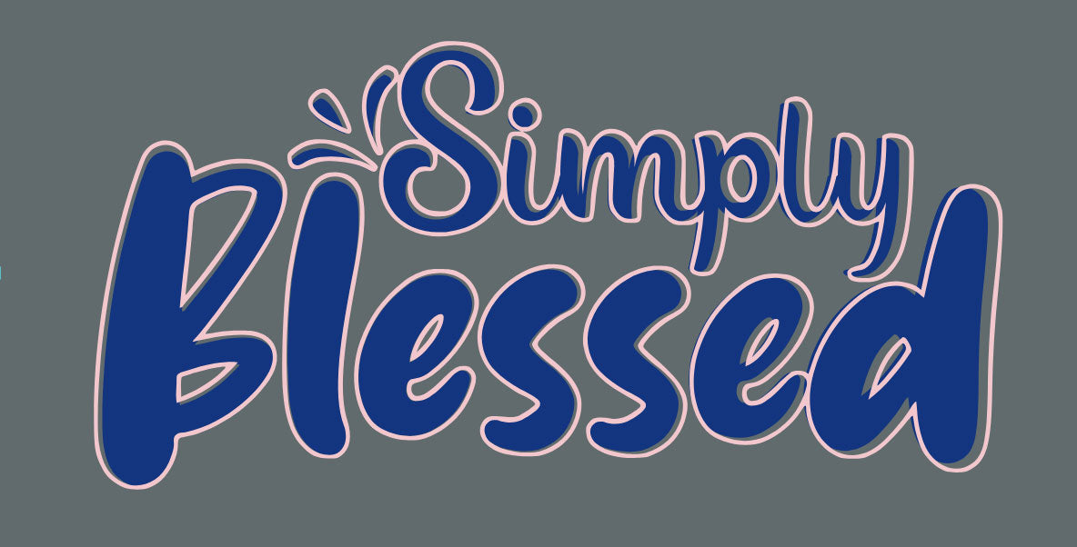 “Simply Blessed” V-Neck T-Shirt | Relaxed Fit