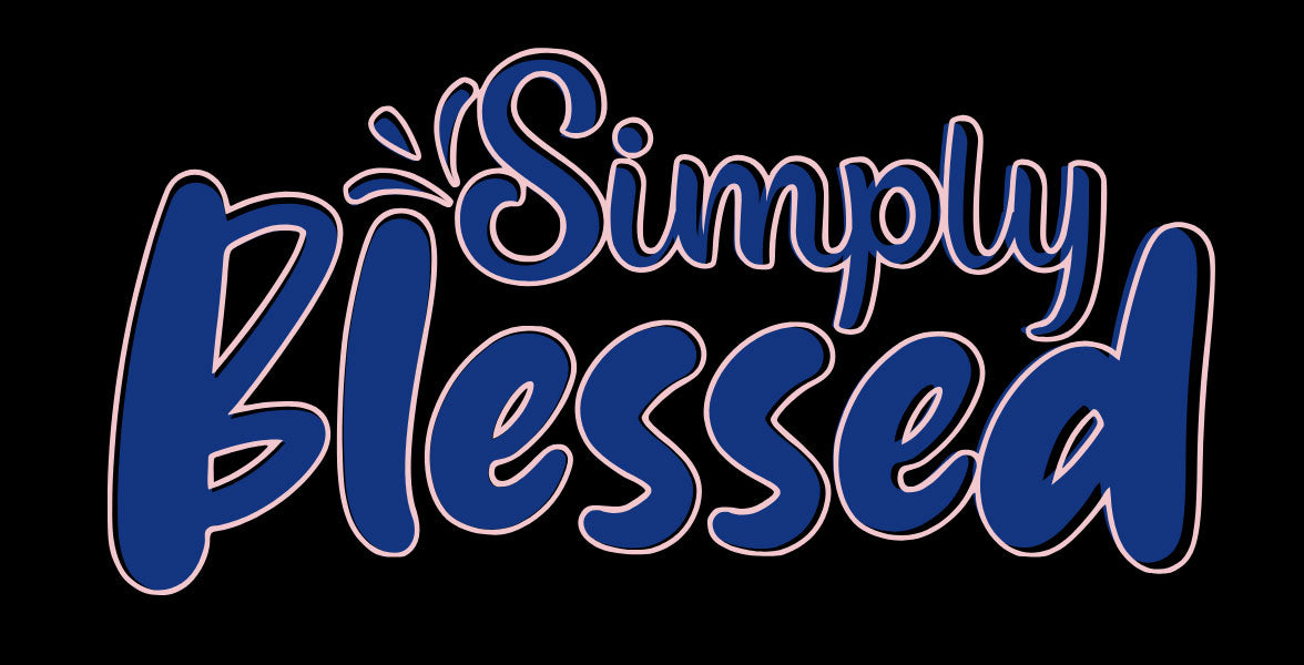 “Simply Blessed” V-Neck T-Shirt | Relaxed Fit