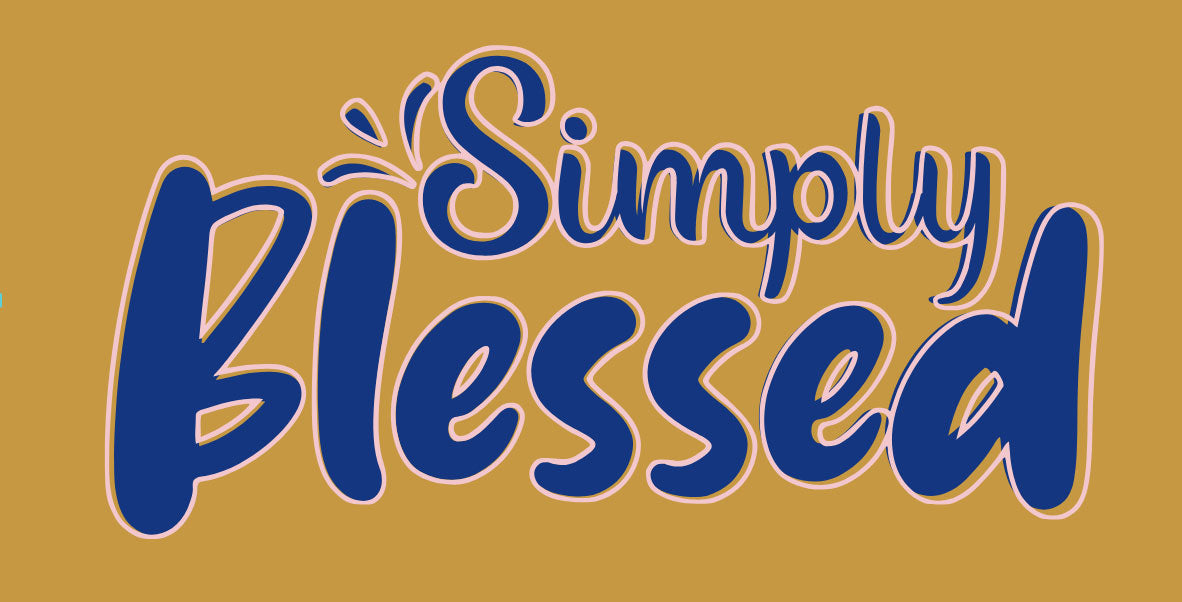 “Simply Blessed” V-Neck T-Shirt | Relaxed Fit