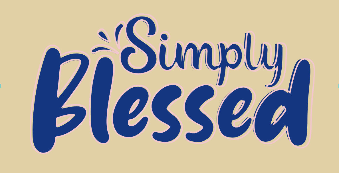 “Simply Blessed” V-Neck T-Shirt | Relaxed Fit