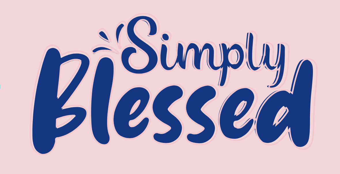 “Simply Blessed” V-Neck T-Shirt | Relaxed Fit