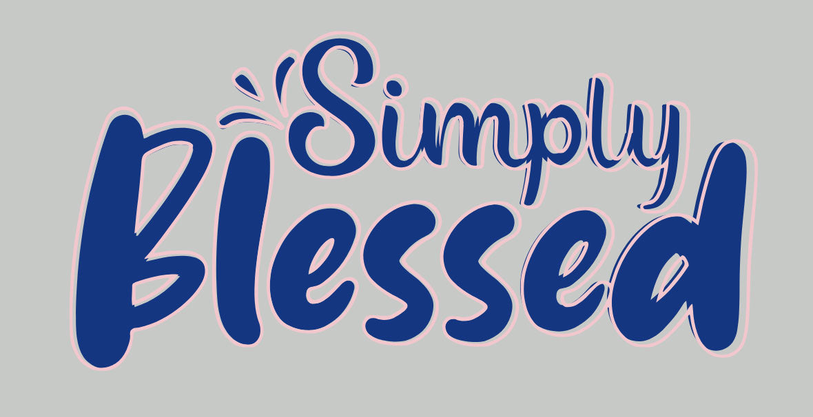 “Simply Blessed” V-Neck T-Shirt | Relaxed Fit