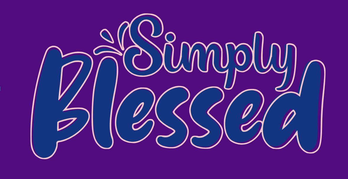 “Simply Blessed” V-Neck T-Shirt | Relaxed Fit