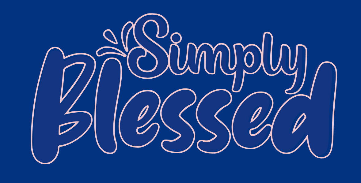 “Simply Blessed” V-Neck T-Shirt | Relaxed Fit