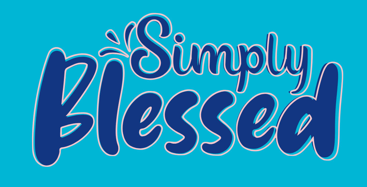 “Simply Blessed” V-Neck T-Shirt | Relaxed Fit